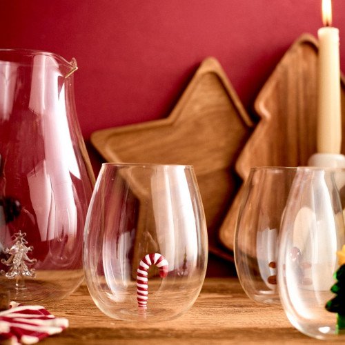 Чаша с декорация бастун HOMLA TINYS 580 мл.