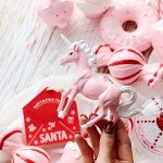 Висулка еднорог HOMLA EVI PINK 14 см.