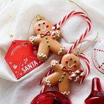 Висулка джинджифилово човече HOMLA EVI RED 10 см.