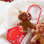 Висулка джинджифилово човече HOMLA EVI RED 10 см.