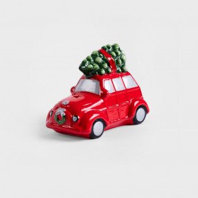 Кола с елха и LED лампи HOMLA SANSA 19x11x14.5  см. 