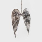 Висулка ангелски крила HOMLA OLDY METAL 14,5 x 9 см.