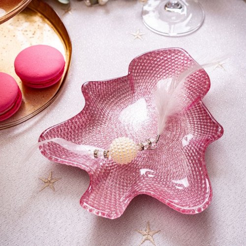 Чиния елха HOMLA BLITS 20 см., розов