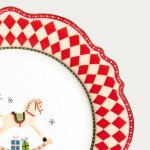 Чиния с декорация кон HOMLA CIRGRATTA 20 см.