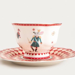 Чаша с чиния HOMLA CIRGRATTA 150 мл.