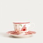 Чаша с чиния HOMLA CIRGRATTA 100 мл.