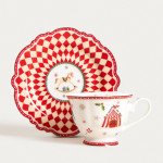 Чаша с чиния HOMLA CIRGRATTA 100 мл.