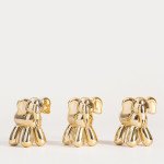 Сет висулки слонове 3 бр. HOMLA GIULI, златист