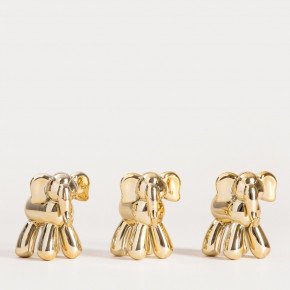 Сет висулки слонове 3 бр. HOMLA GIULI, златист