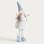 Ангел с LED лампа HOMLA AURIE 57 см., син