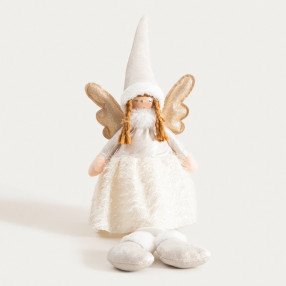 Ангел с LED лампа HOMLA AURIE 80 см., златист