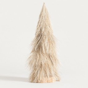 Декорация елха HOMLA CANNE 31 см., бежов