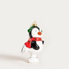 Висулка пингвин HOMLA EVI RED 11,4 см.