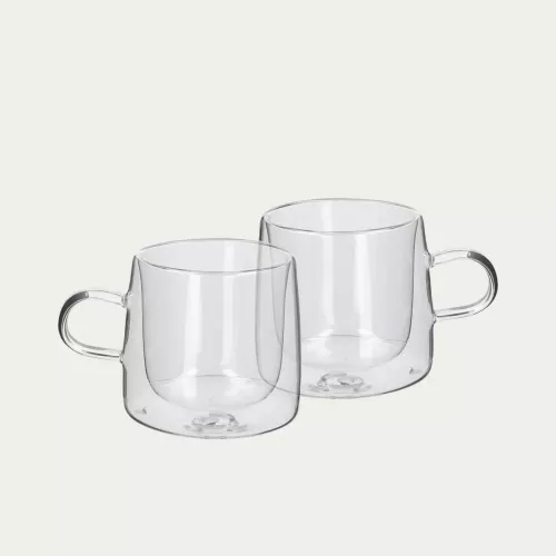 Сет чаши с двойно дъно 2 бр. HOMLA CEMBRA 260 мл.