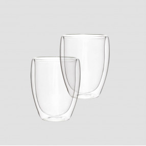Сет чаши с двойно дъно 2 бр. HOMLA CEMBRA 350 мл.