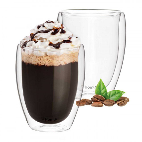 Сет чаши с двойно дъно 2 бр. HOMLA CEMBRA 350 мл. Сет чаши с двойно дъно 2 бр. HOMLA CEMBRA 350 мл.