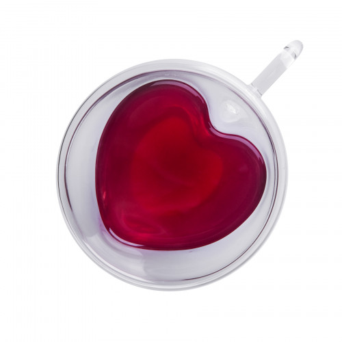 Сет чаши с двойно дъно 2 бр. HOMLA CEMBRA HEARTS 150 мл.