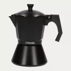 Кафеварка 3 чаши HOMLA MIA MOKKA, черна