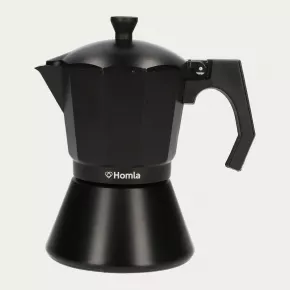 Кафеварка 3 чаши HOMLA MIA MOKKA, черна