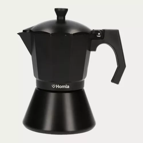 Кафеварка 3 чаши HOMLA MIA MOKKA, черна