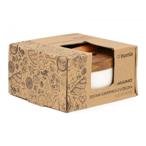 Захарница с лъжица HOMLA MOOKA 5х10 см.