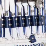 Кошница за пикник за 4 човека с одеяло HOMLA ORLANDO 46x30x20 см., бял Кошница за пикник за 4 човека с одеяло HOMLA ORLANDO 46x30x20 см., бял