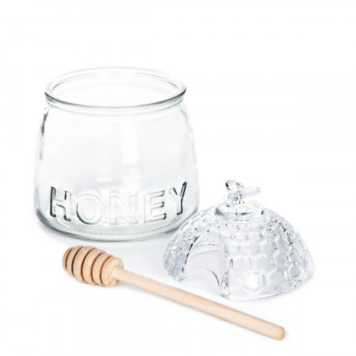 Буркан за мед с лъжица HOMLA REGEL 550 мл. Буркан за мед с лъжица HOMLA REGEL 550 мл.