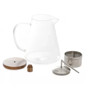 Чайник със запарка за чай HOMLA OLIVIA GREEN 1.3L