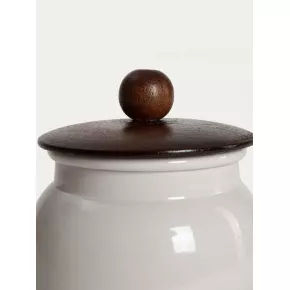 Захарница с капак HOMLA CONTI 11x10 см., сив