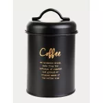 Буркан за кафе HOMLA ESCILLE 14x10 см, черен