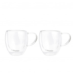 Сет чаши с двойно дъно 2 бр. HOMLA CEMBRA 120 мл.