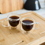 Сет чаши с двойно дъно 2 бр. HOMLA CEMBRA 80 мл. Сет чаши с двойно дъно 2 бр. HOMLA CEMBRA 80 мл.