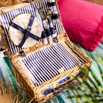 Пикник кошница за 2 души HOMLA ORLANDO 38x26x16 см