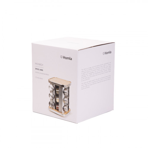 Подправки с въртяща поставка 12 ел. HOMLA MONROY Подправки с въртяща поставка 12 ел. HOMLA MONROY