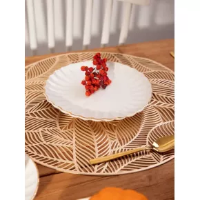 Чиния HOMLA MELIDA 20 см., златист