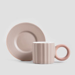 Чаша с чиния HOMLA YELLY 100 мл., бежов