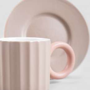 Чаша с чиния HOMLA YELLY 100 мл., бежов