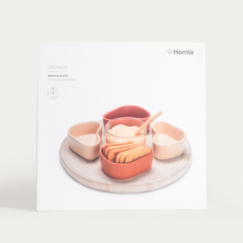 Поднос в комплект купи и лъжица 7 части HOMLA GRENADA Поднос в комплект купи и лъжица 7 части HOMLA GRENADA