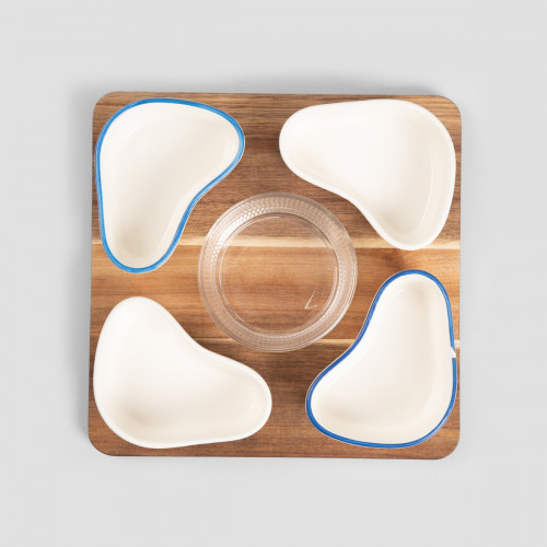 Поднос с комплект купи 6 части HOMLA MODERN HAMPTONS Поднос с комплект купи 6 части HOMLA MODERN HAMPTONS