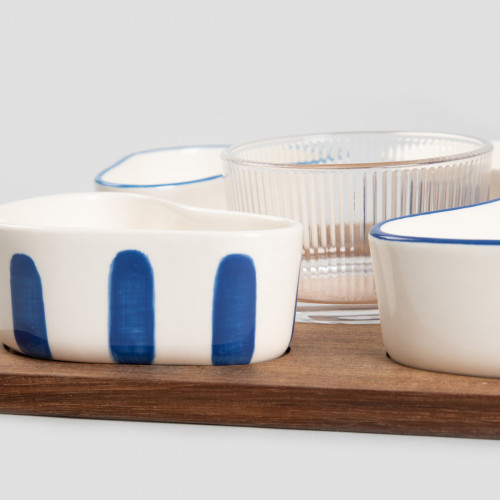 Поднос с комплект купи 6 части HOMLA MODERN HAMPTONS Поднос с комплект купи 6 части HOMLA MODERN HAMPTONS