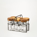 Сет подправки с поставка 7 части HOMLA METTERE Сет подправки с поставка 7 части HOMLA METTERE