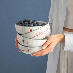 Купа HOMLA LOVELY LIFE 15 см., бял