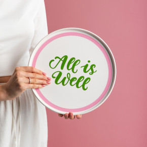 Чиния HOMLA SERRA 27 см., розов