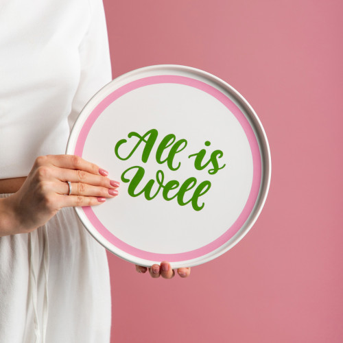 Чиния HOMLA SERRA 27 см., розов