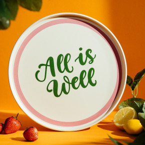 Чиния HOMLA SERRA 27 см., розов