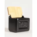 Съд за сол с капак HOMLA SYLAN 12x11 см., черен