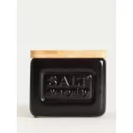 Съд за сол с капак HOMLA SYLAN 12x11 см., черен