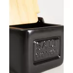 Съд за сол с капак HOMLA SYLAN 12x11 см., черен