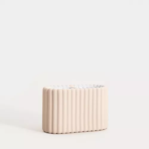 Чаша за баня HOMLA SOLVANI 13.9 x 6.7 x 8.8 см., бежова