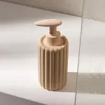 Диспенсър за течен сапун HOMLA SOLVANI 7x7x12.9 см, бежов